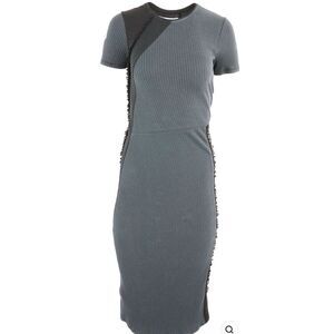 3.1 PHILLIP LIM PATCHWORK DRESS IN MIDNIGHT NWT Size XS